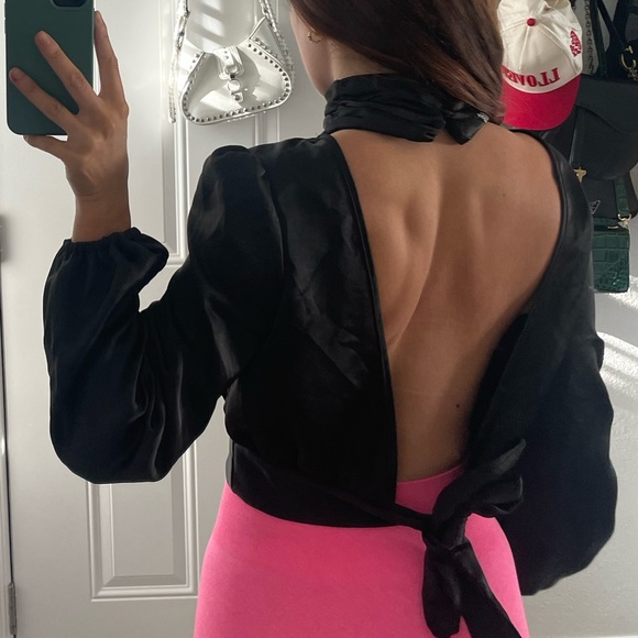 Nasty gal open back blouse - Picture 2 of 2